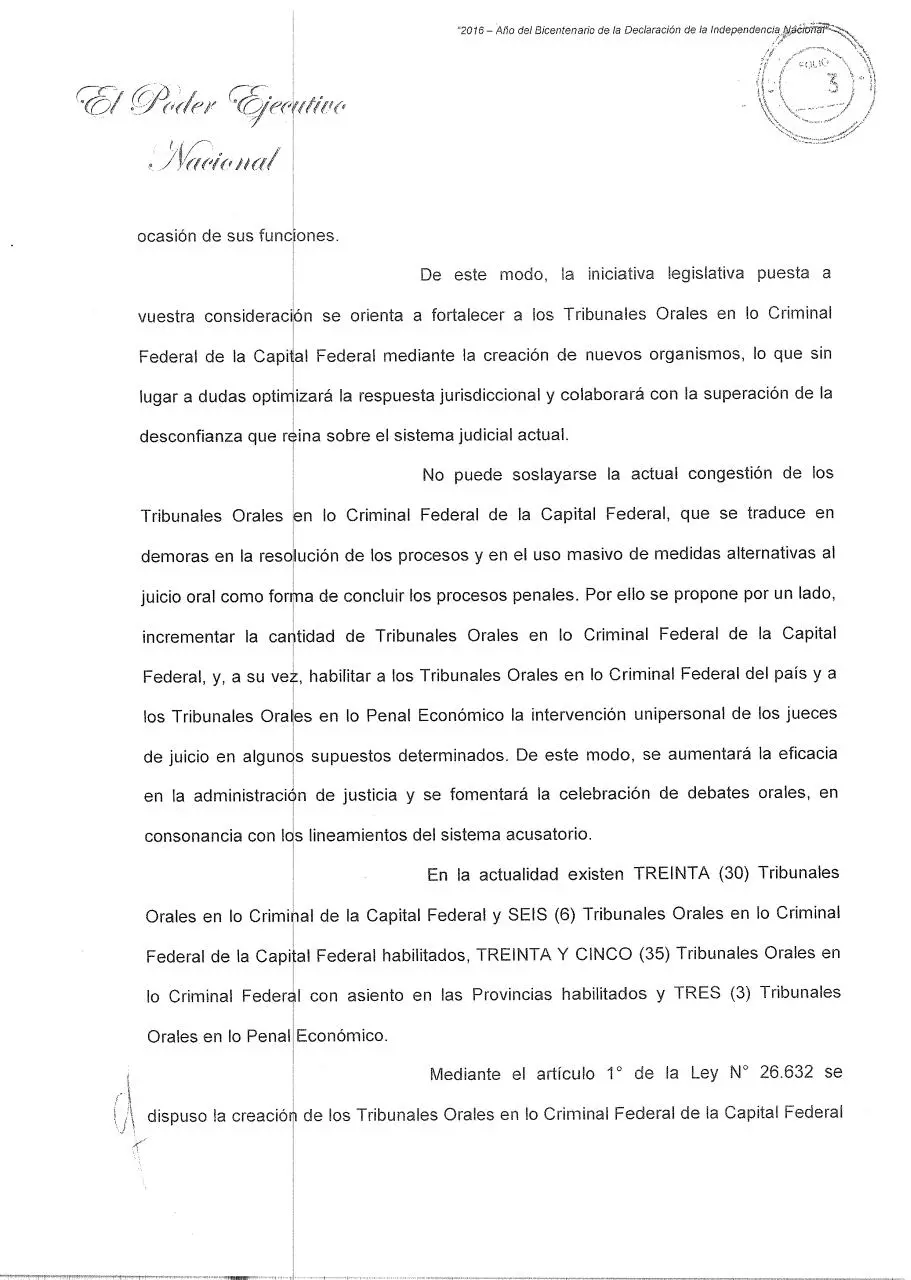 Page 3 of 31, LEY DE FORTALECIMIENTO DE LOS TRIBUNALES ORALES