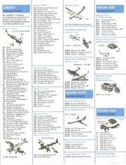 Page 2, Airfix 1968 Kit List