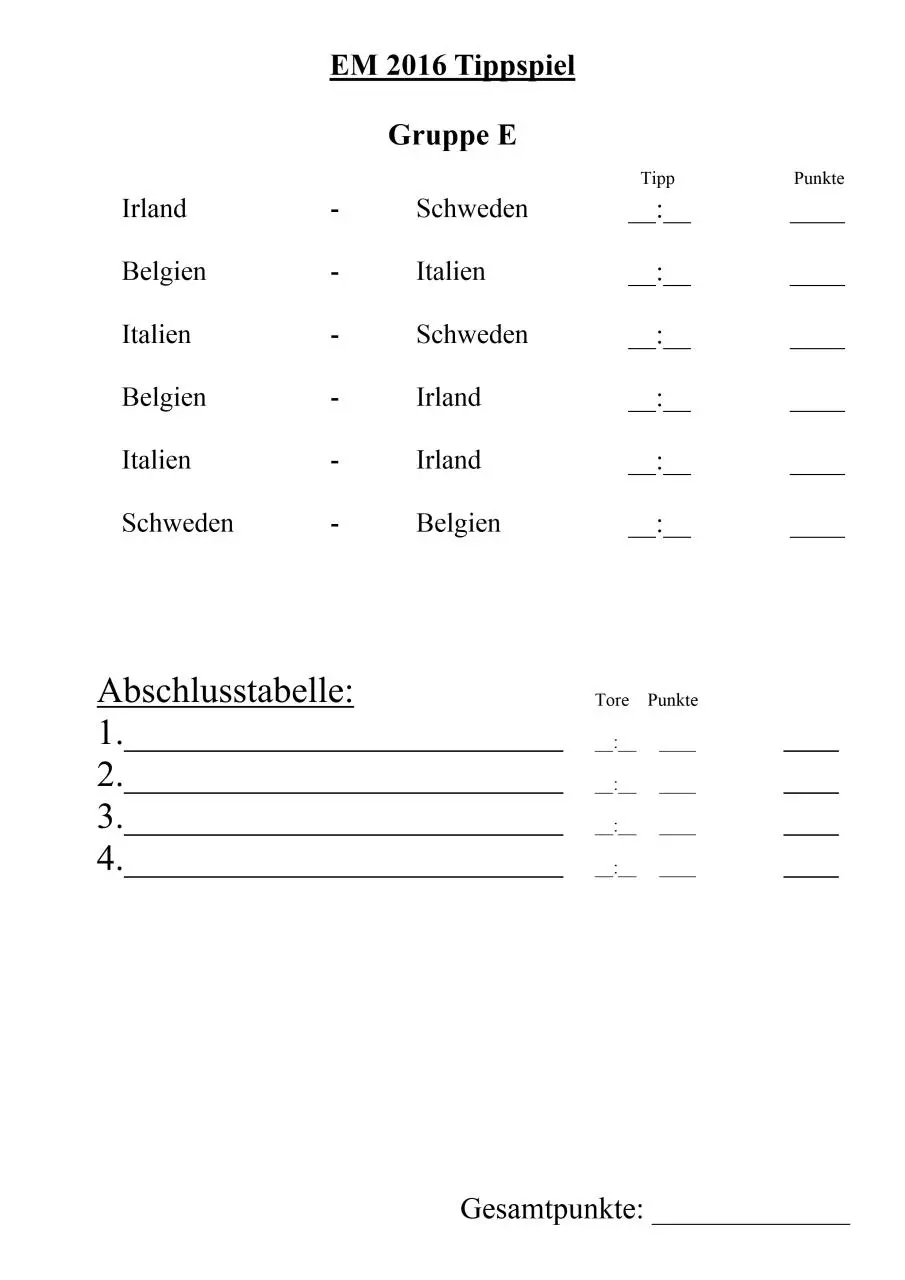 Page 5 of 9, EM Tippspiel