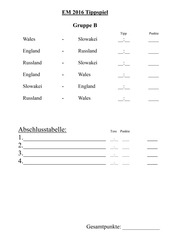 Page 2, EM Tippspiel