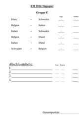 Page 5, EM Tippspiel