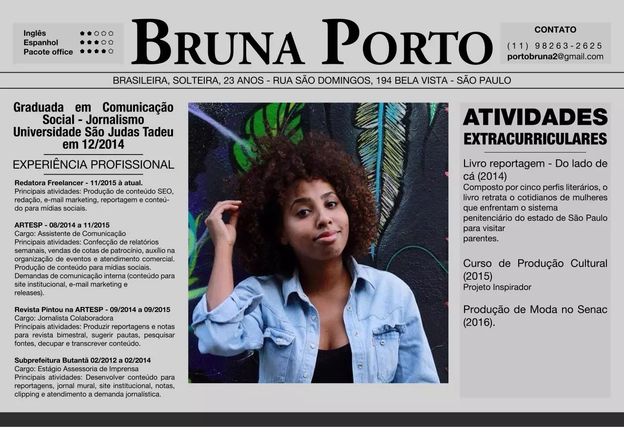 Page 1 of 1, portfólio bruna porto