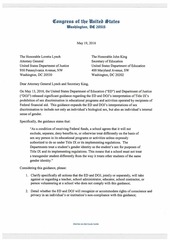 Page 1, Department of Education Accountability Letter