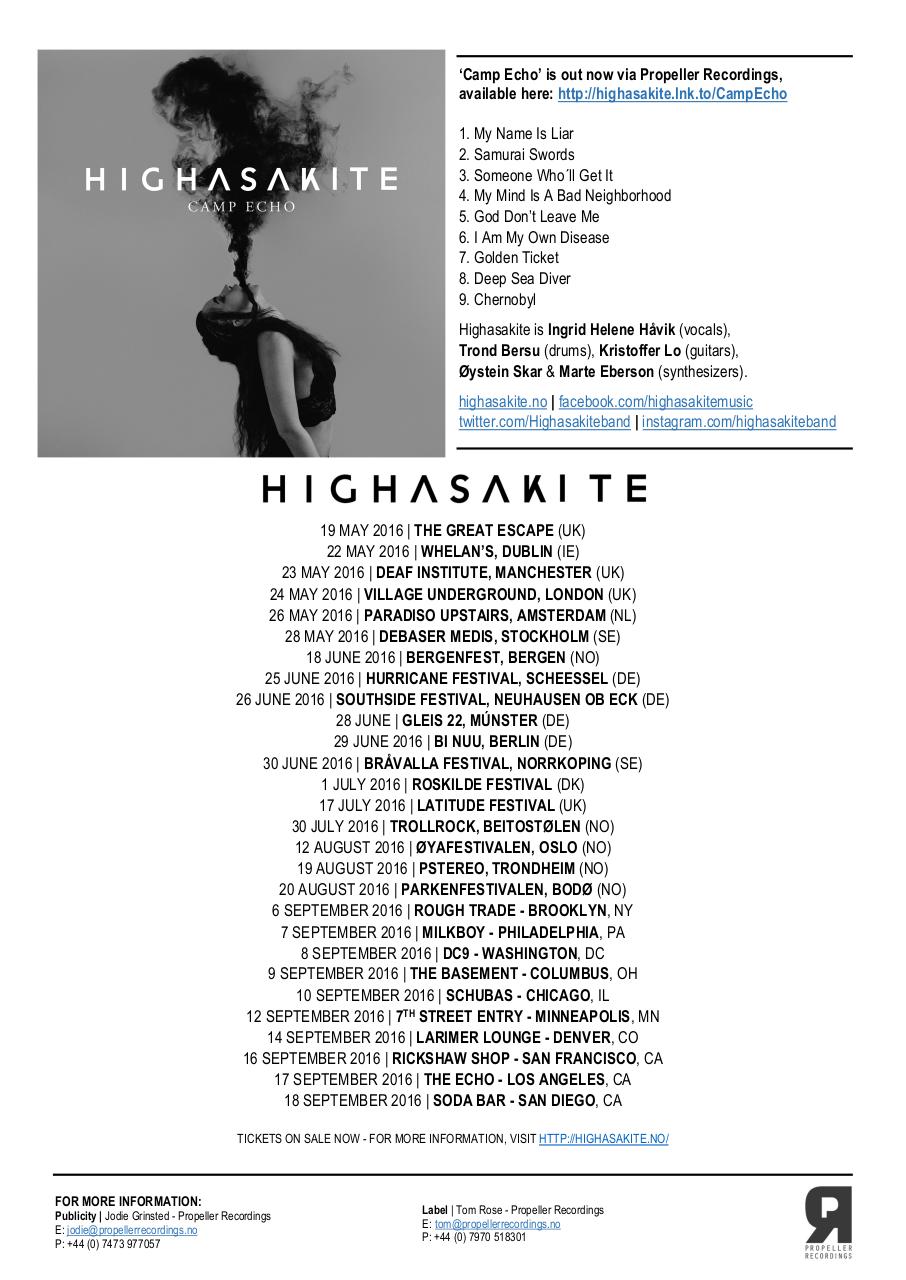 Document preview HIGHASAKITE - CAMP ECHO OUT NOW.pdf - page 2/2