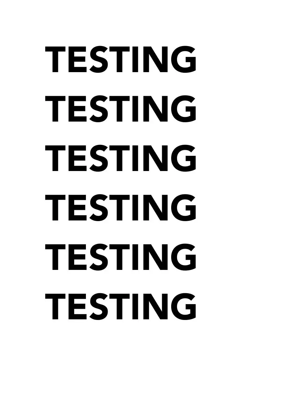 Page 1 of 2, TESTING
