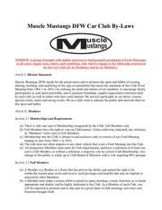 Page 1, mmdfw bylaws
