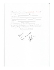 Page 3, Rental Agreement