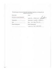 Page 4, Rental Agreement