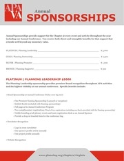 Page 2, APAVA 2016 Annual Sponsorship