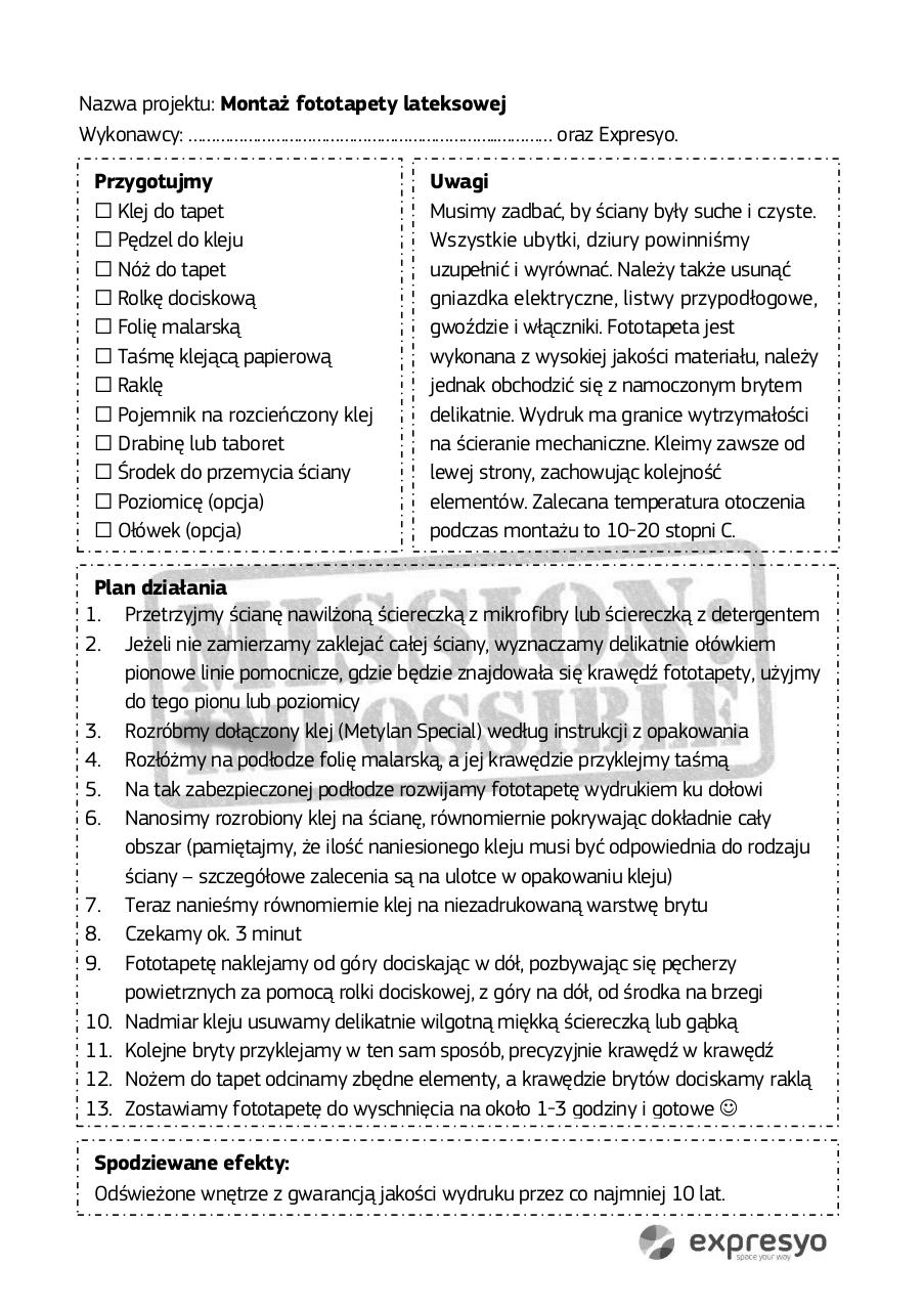 Document preview Instrukcja Fototapeta Lateksowa.pdf - page 1/1