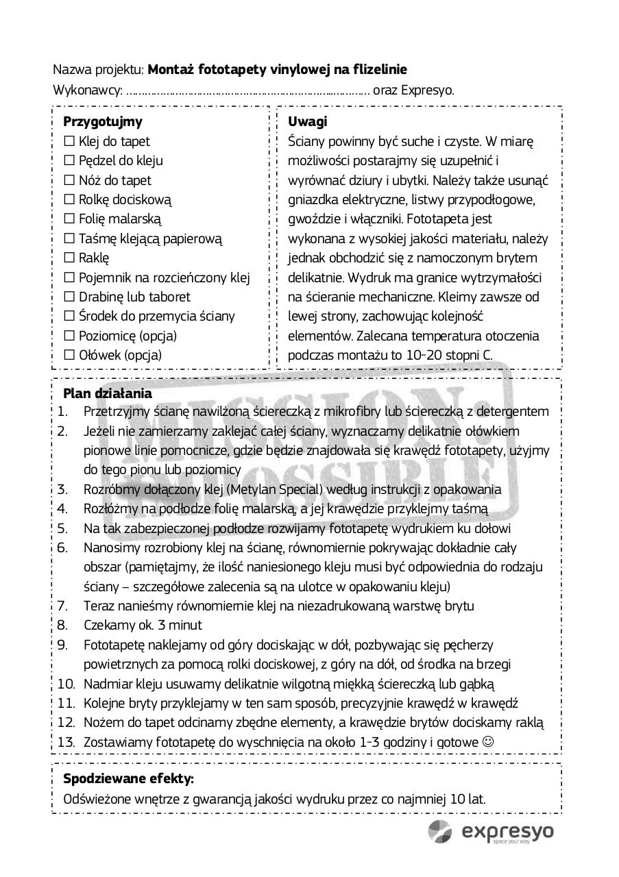 Document preview Instrukcja Fototapeta Vinylowa na Flizelinie.pdf - page 1/1