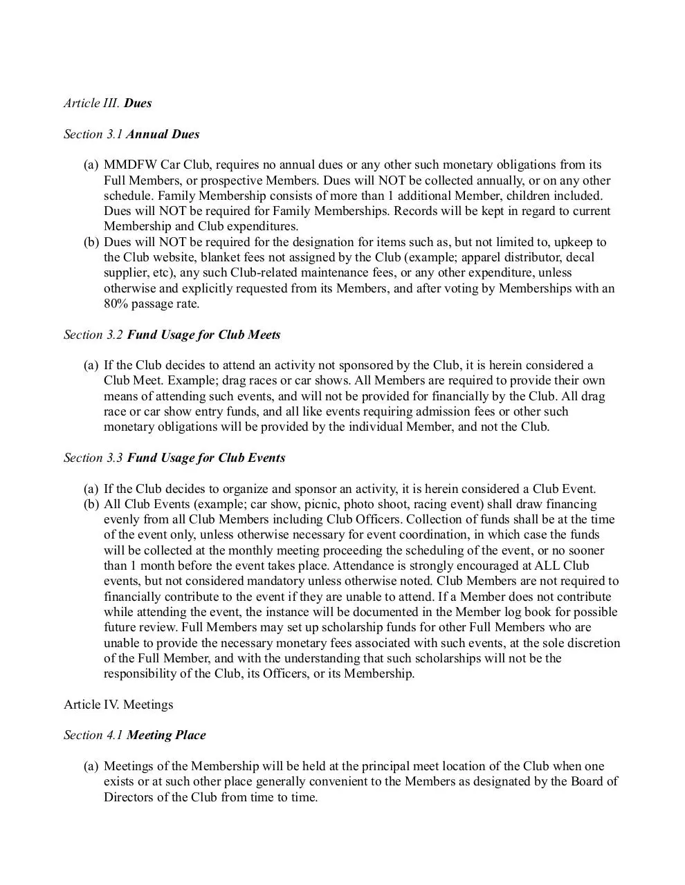Page 4 of 9, mmdfw bylaws