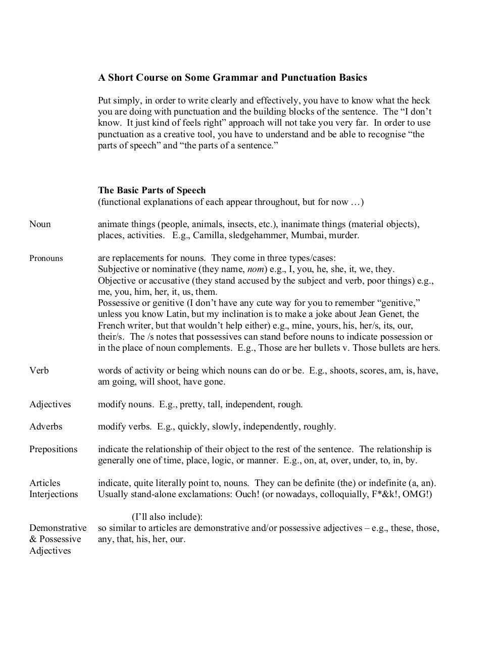 A Short Course on Some Grammar Basics.pdf - page 1/22