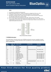 Page 5, BlueOptics BO35H13610D 8GBASE LW SFP+ Transceiver 1310nm