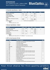 Page 4, BlueOptics BO56HXX610D 8GBASE CWDM SFP+ Transceiver 10KM