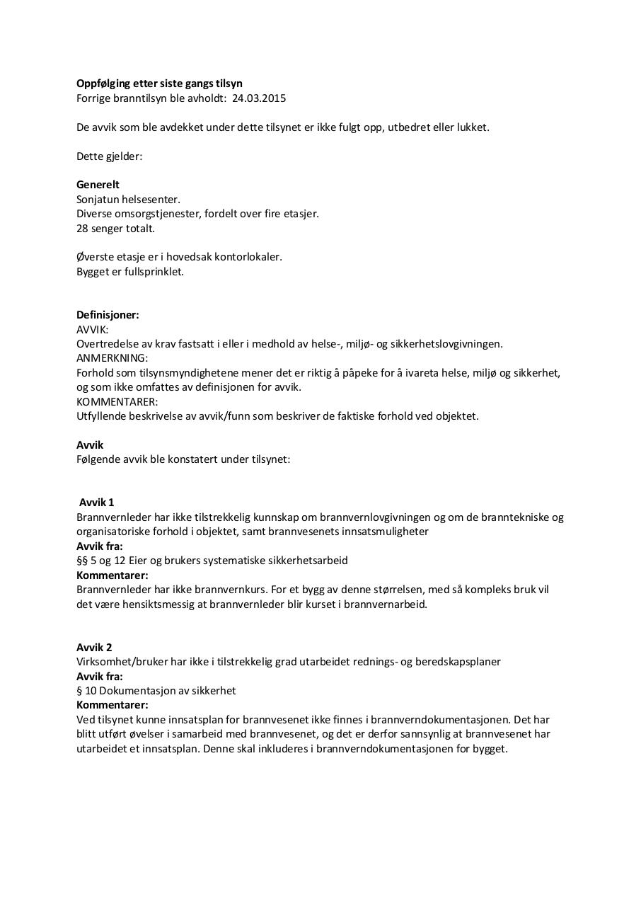 Document preview 07a_Tilsynsrapport_ 20160419084458_sonjaT-Helses.pdf - page 2/5
