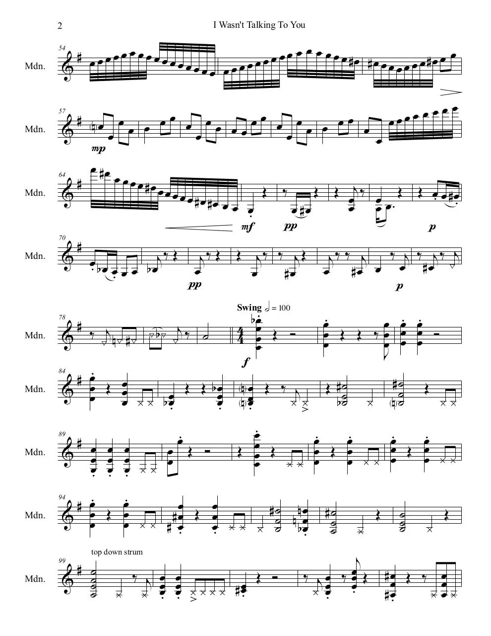 Page 2 of 7, I Wasn't Talking To You