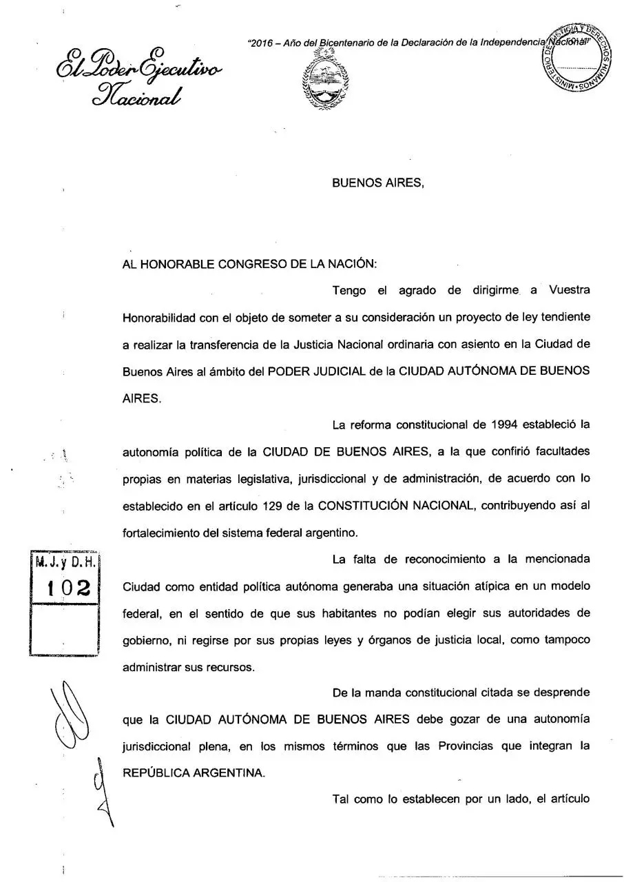 Page 1 of 6, Traspaso justicia