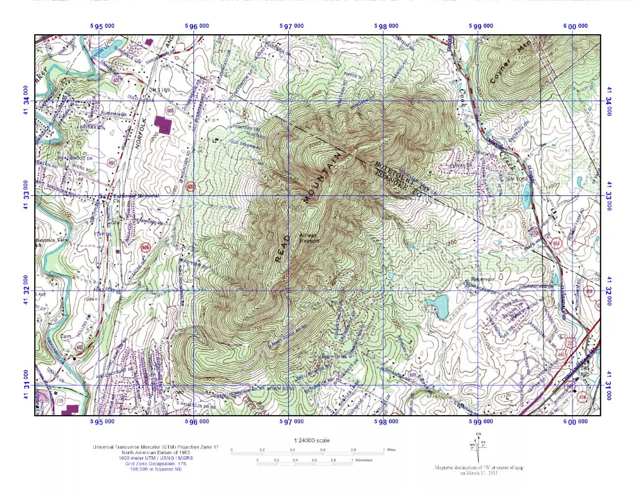 Document preview - Read Mountain Preserve Topo.pdf - Page 1/1