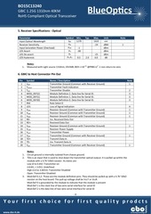 Page 4, BlueOptics BO01C13240 1000BASE LH GBIC