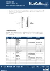 Page 5, BlueOptics BO05E13602 SFP Transceiver 1310nm 2KM