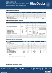Page 3, BlueOptics BO11C3149240 1000BASE BX U GBIC