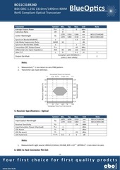 Page 4, BlueOptics BO11C3149240 1000BASE BX U GBIC
