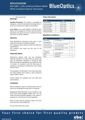 Page 2, BlueOptics BO11C3155240 1000BASE BX U GBIC Bidi