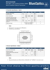 Page 4, BlueOptics BO11C3155240 1000BASE BX U GBIC Bidi