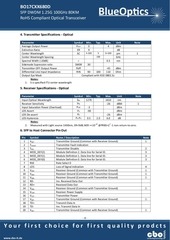 Page 4, BlueOptics BO17CXX680D 1000BASE DWDM SFP Transceiver