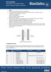 Page 5, BlueOptics BO17CXX680D 1000BASE DWDM SFP Transceiver