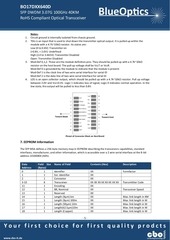 Page 5, BlueOptics BO17DXX640D SFP DWDM Transceiver c band