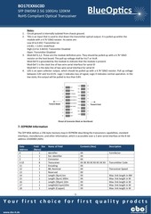 Page 5, BlueOptics BO17EXX6C0D SFP DWDM Transceiver