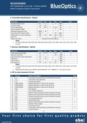 Page 4, BlueOptics BO18EXXYY680D CWDM SFP Bidi Transceiver