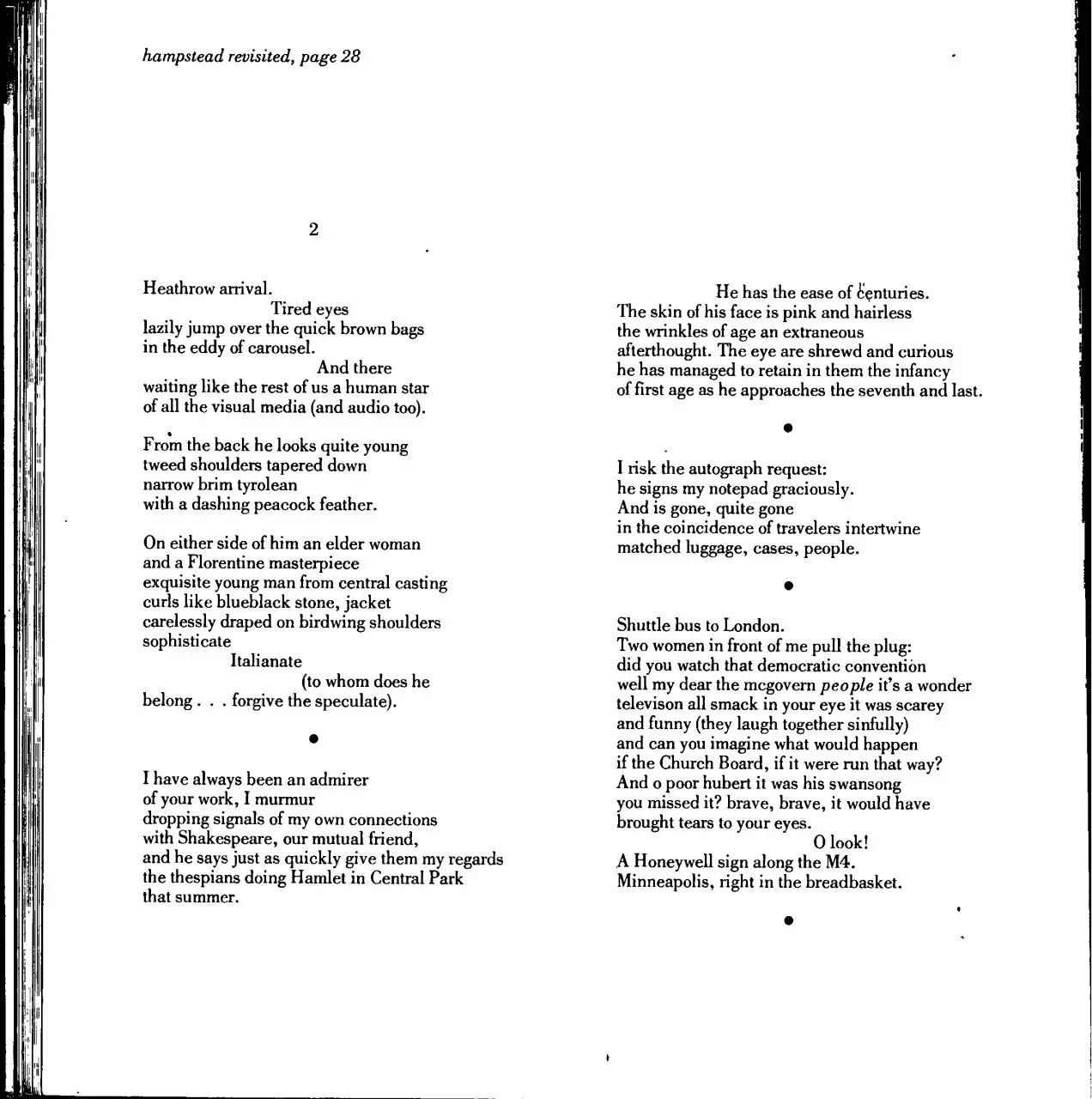 Page 3 of 13, Hampstead Revisited