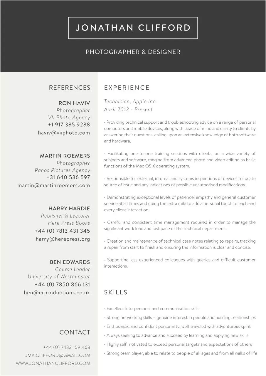 Page 2 of 2, JMA CV 2016