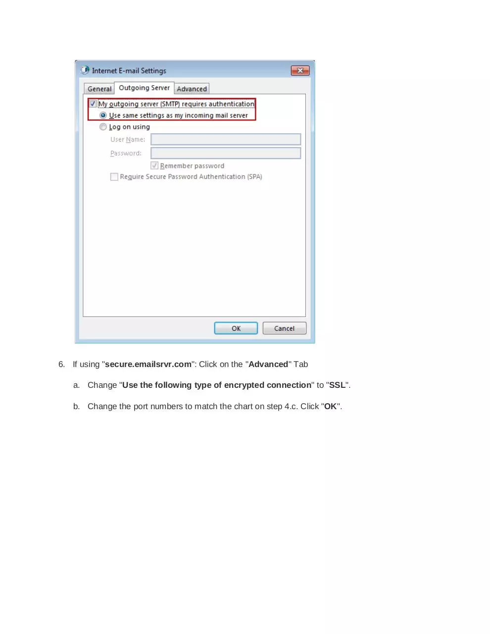Page 5 of 7, Set up guide Windows Outlook 2013