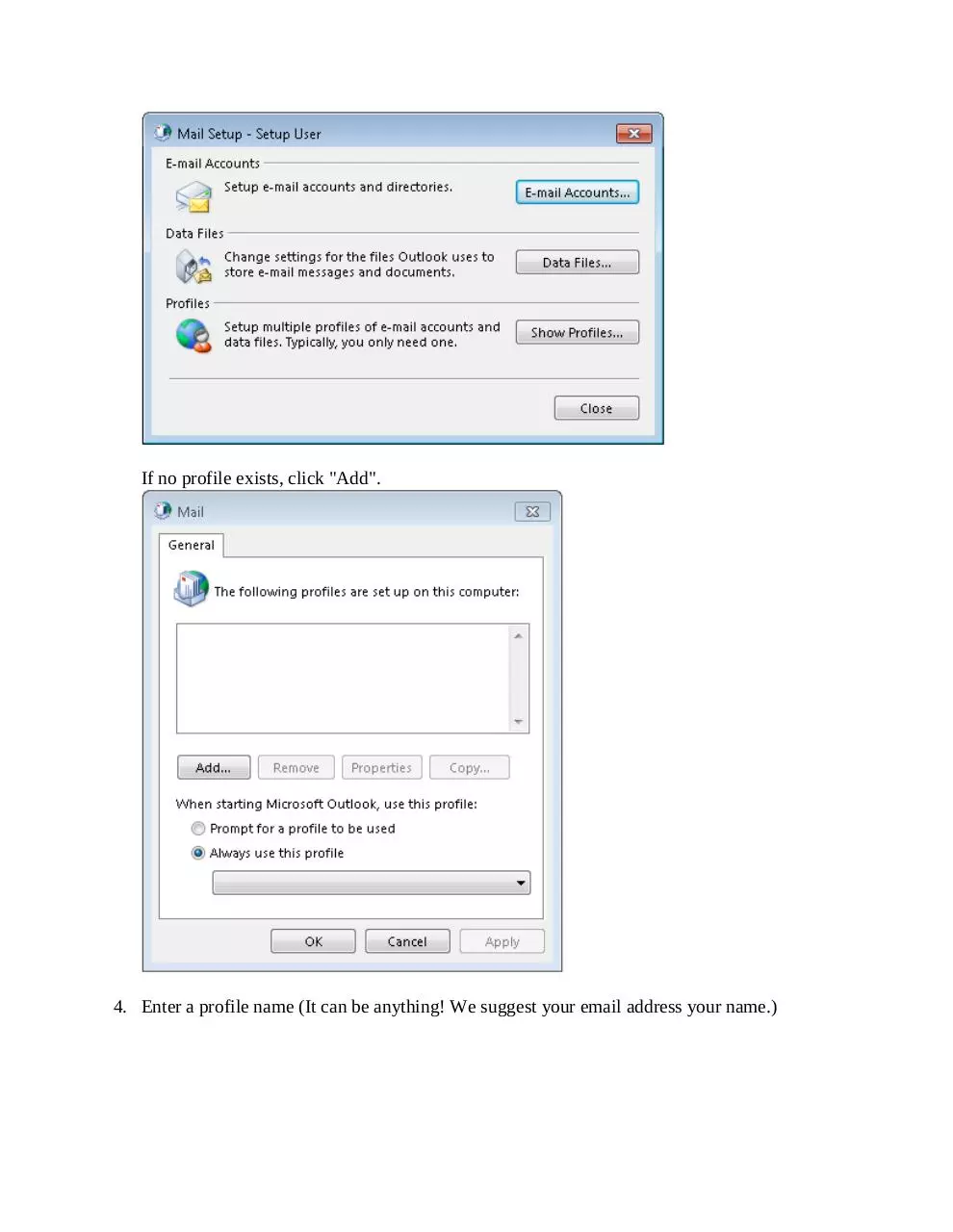 Page 2 of 9, Set Up guide Windows Outlook 2016
