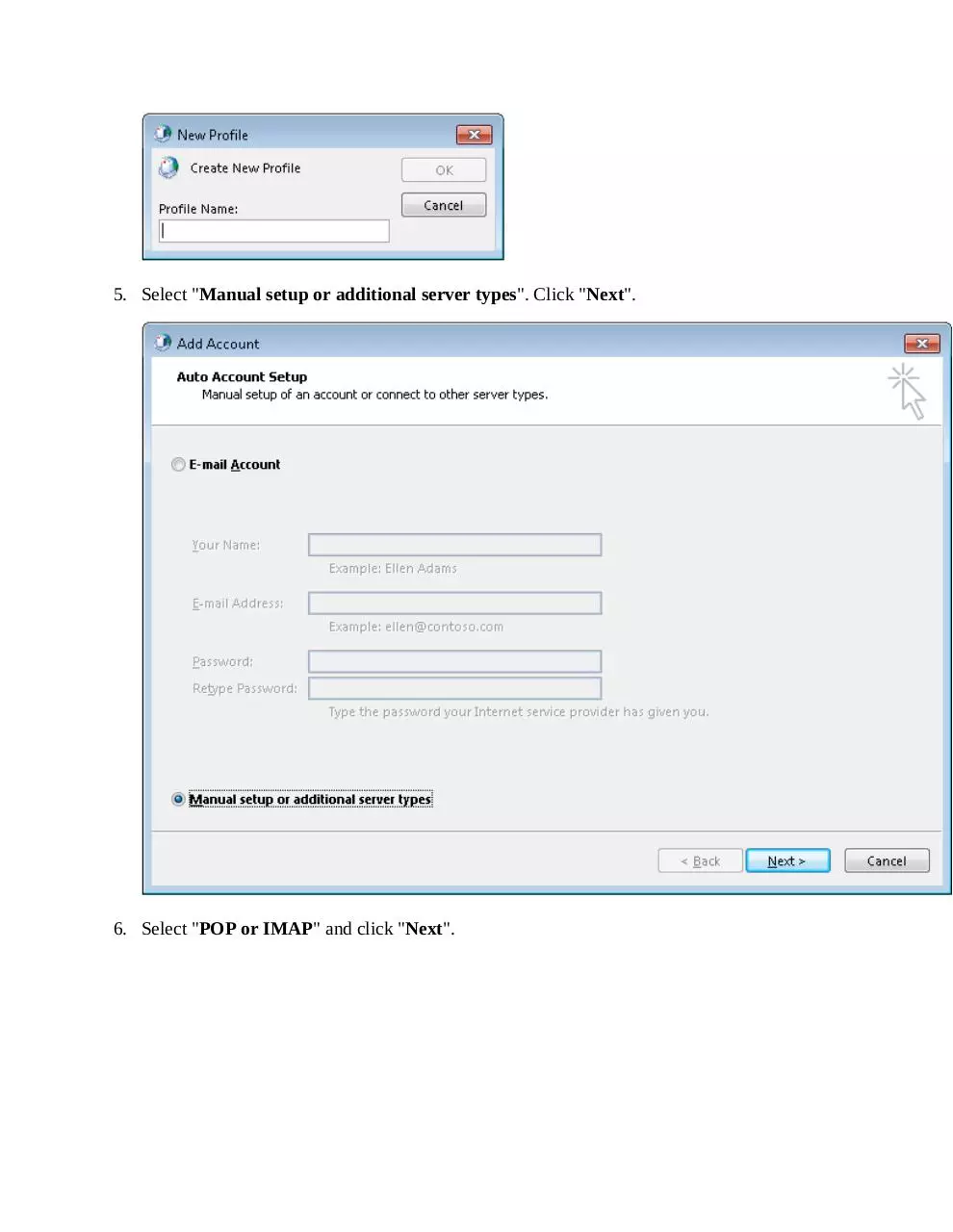 Page 3 of 9, Set Up guide Windows Outlook 2016