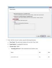 Page 4, Set Up guide Windows Outlook 2016