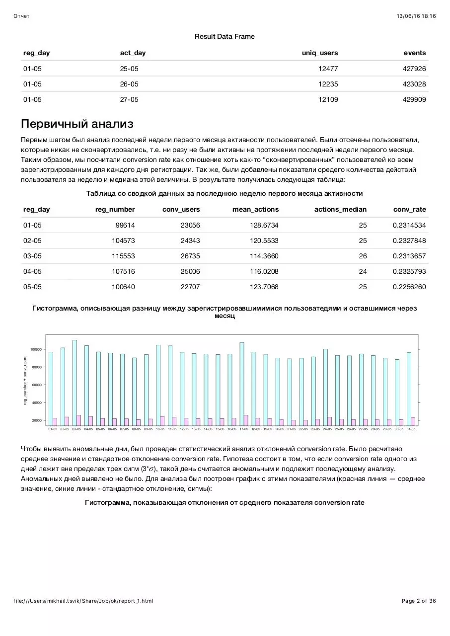 Page 2 of 36, research tech report