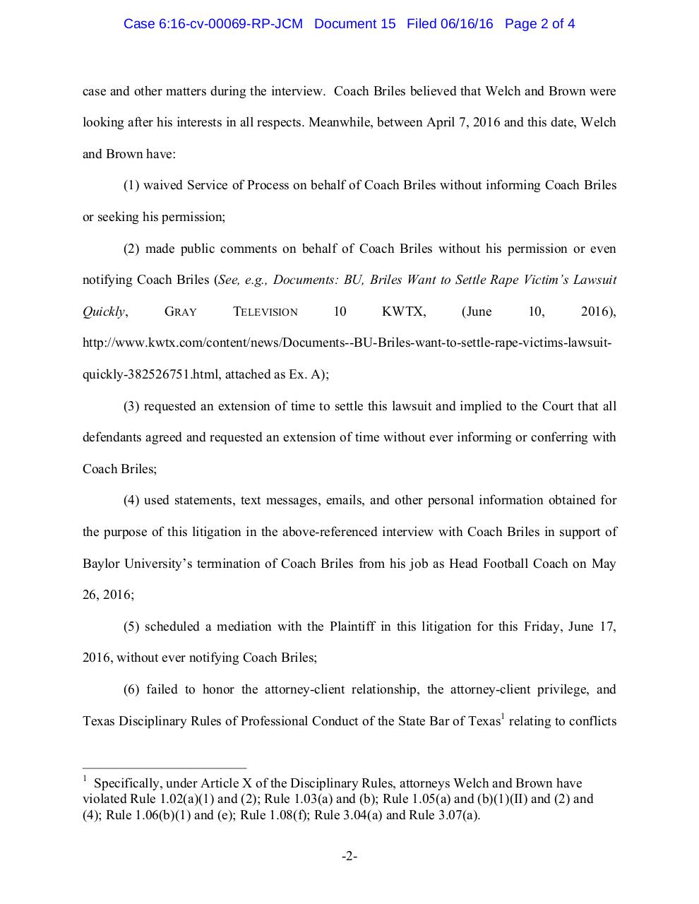 Briles Lawsuit.pdf - page 2/12