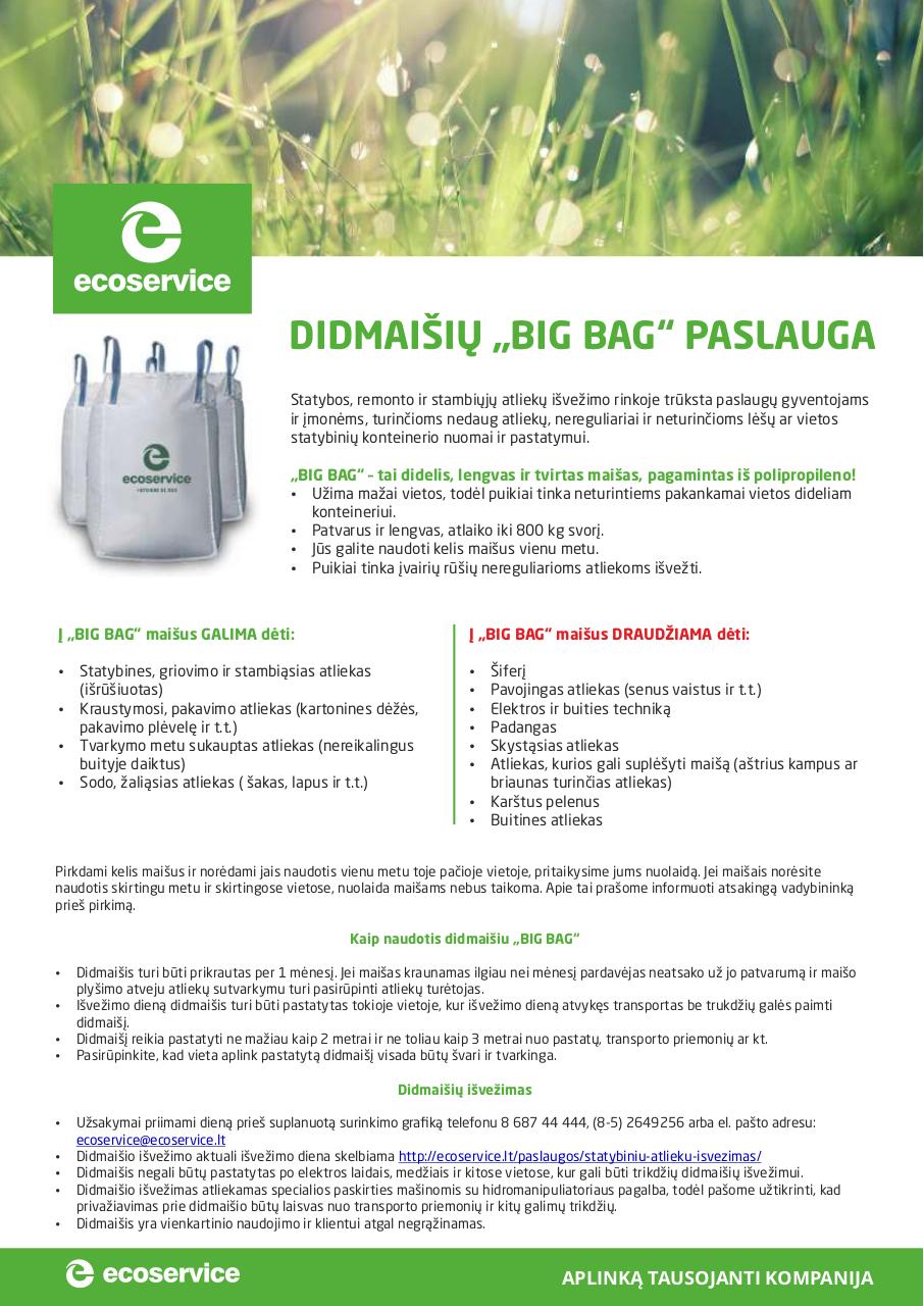 Document preview Ecoservice BIG BAG.pdf - page 1/1