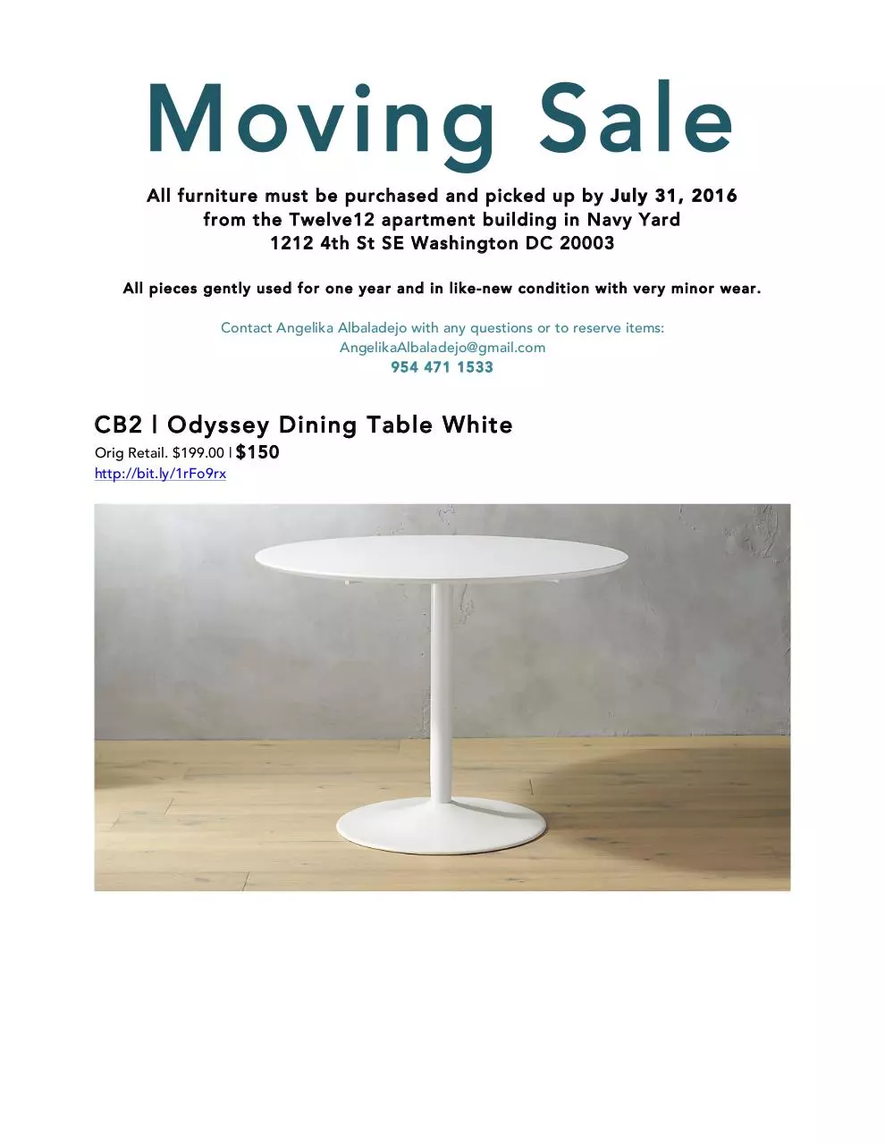 Page 1 of 5, Selling Furniture