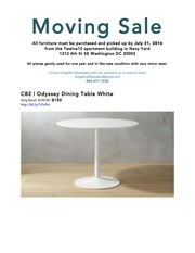 Page 1, Selling Furniture