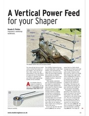 Page 1, A Vertical Power Feed For Your Shaper