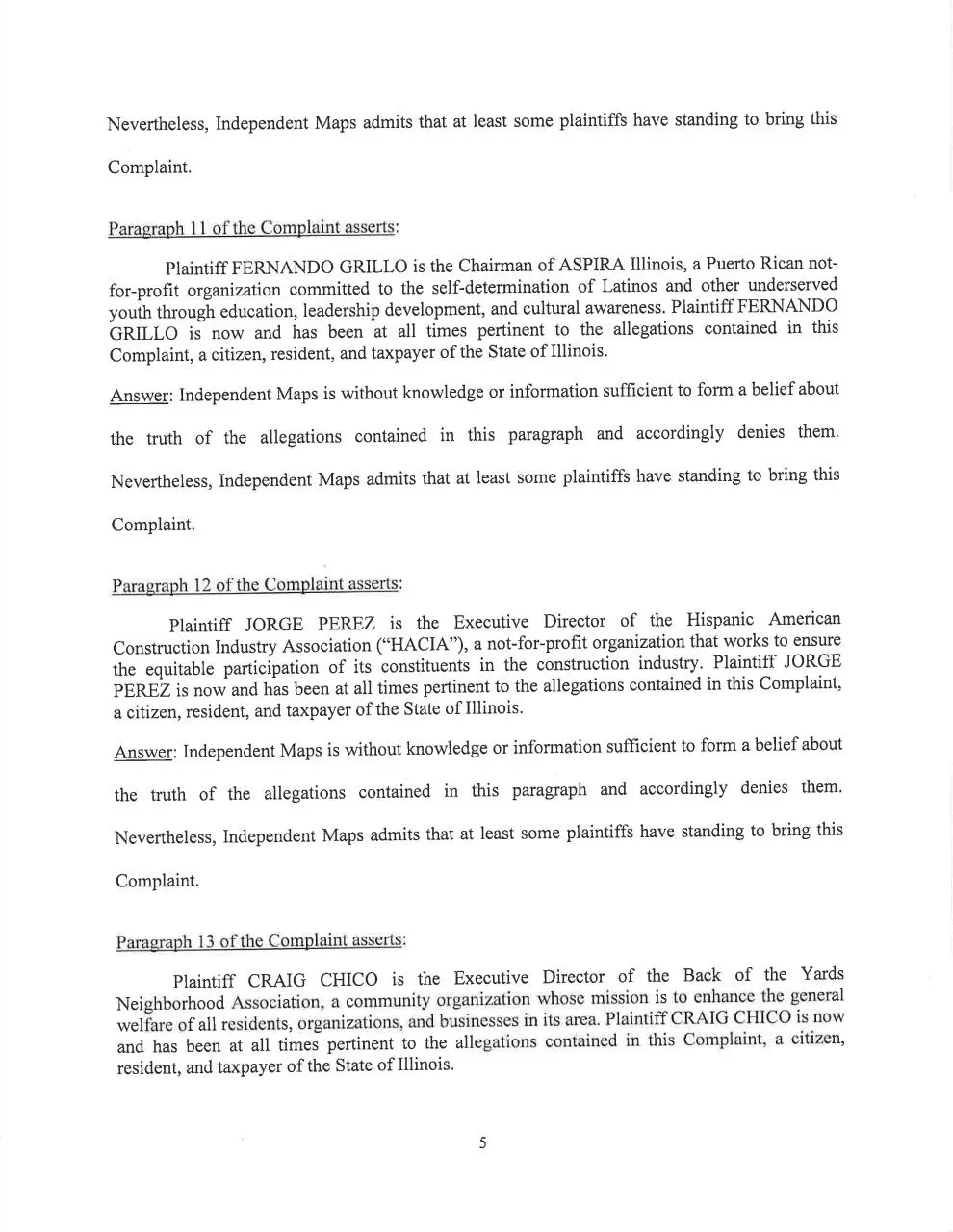 Page 5 of 30, Independent Maps Answer