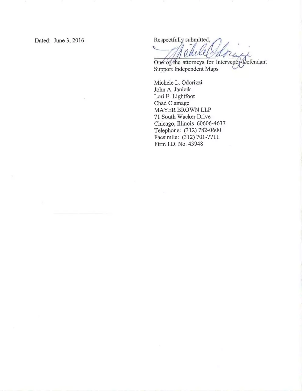 Page 2 of 38, Independent Maps Motion for Judgment on the Pleadings