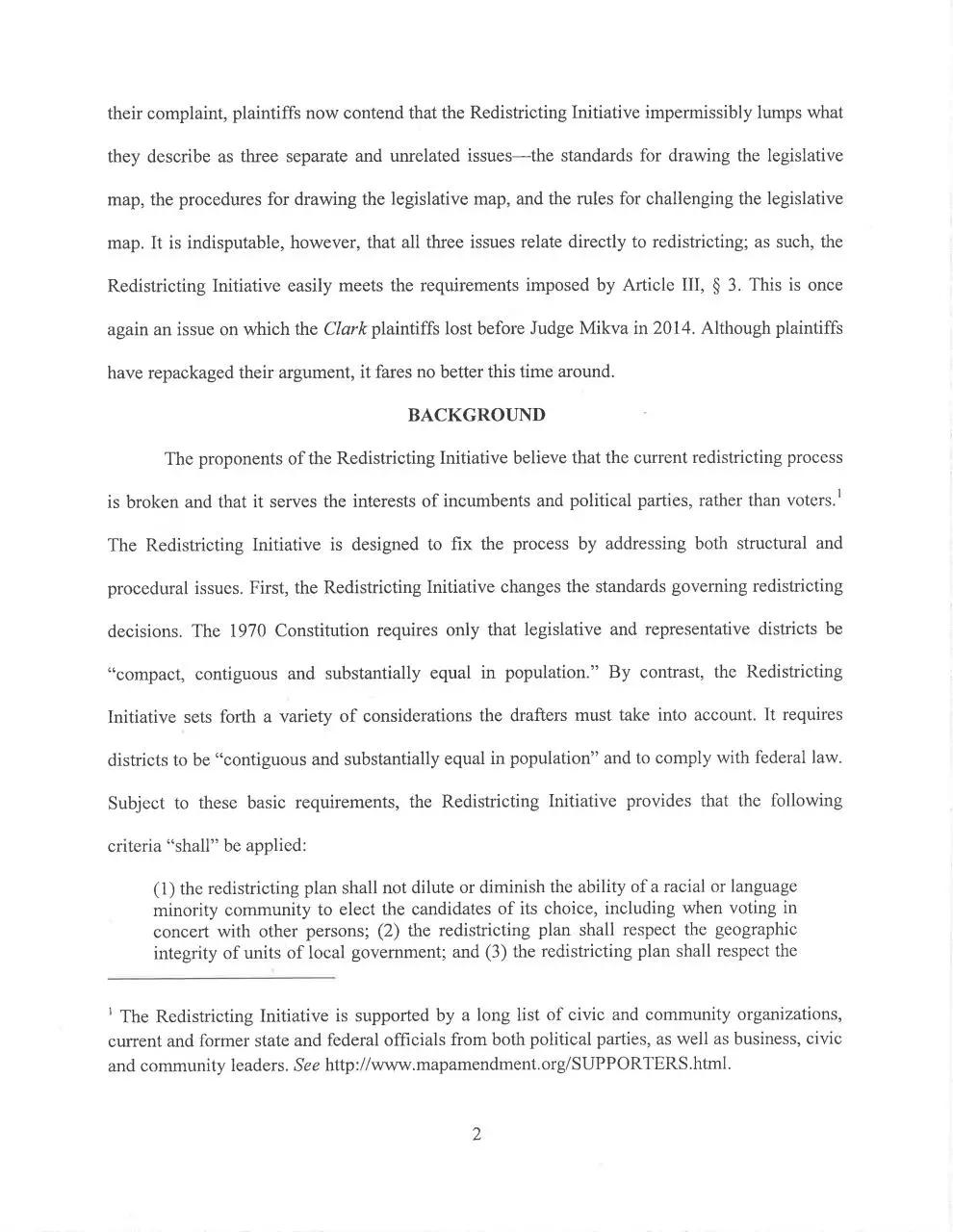 Page 5 of 33, Independent Maps' Opposition to Plaintiffs' Motion