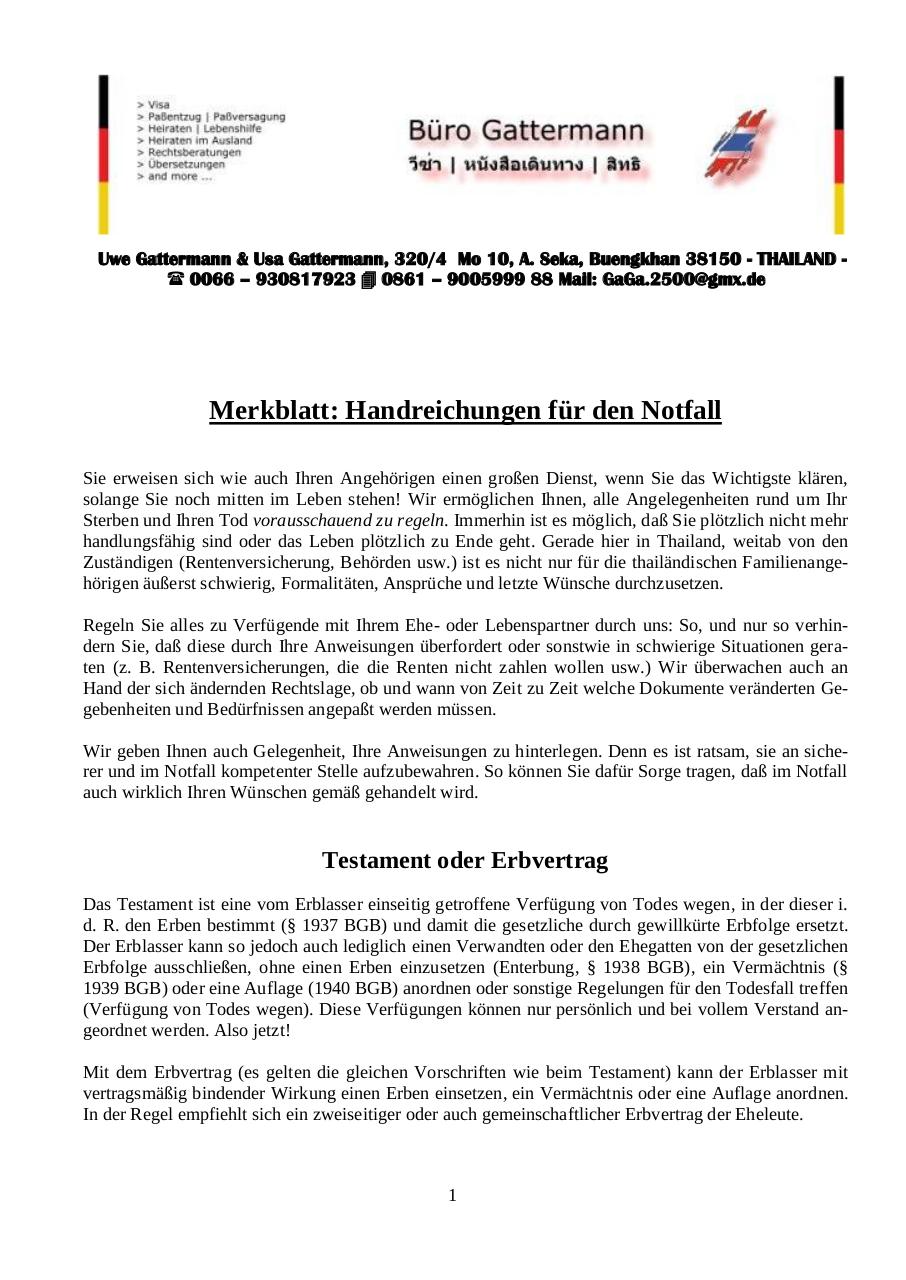 Document preview Handreichungen fÃ¼r den Notfall.pdf - page 1/3